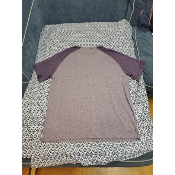 01.ALGO 01 Crew Neck T-Shirt Quick Dry SPF 40 Heathered Lilac Men's Size XXL - Picture 10 of 12